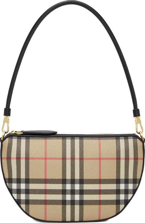 burberry olympia vintage-check zipped shoulder bag|Burberry landscapes olympia bag.